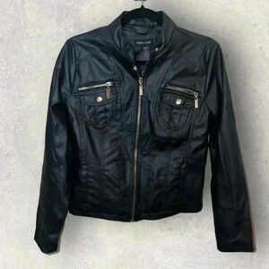 NWT faux leather jacket size medium